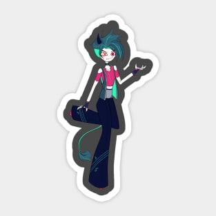 hazbin hotel character Sticker